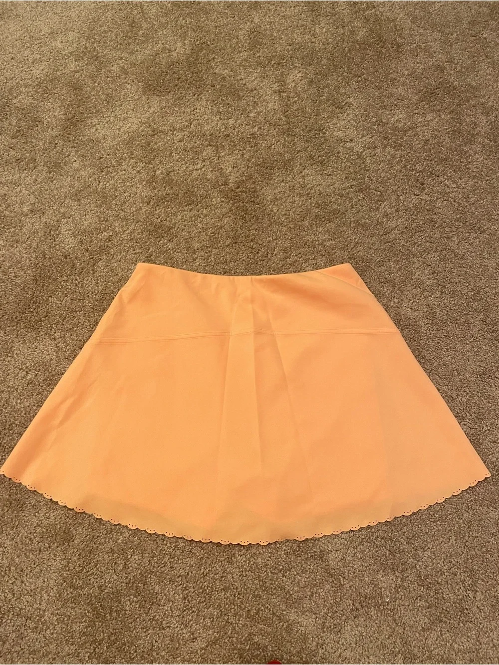 Lululemon Scallop-Hem High-Rise Tennis Skirt in Rock Melon color